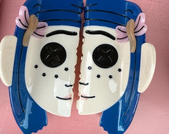 Coraline Button Eye Inspired Claw Clip