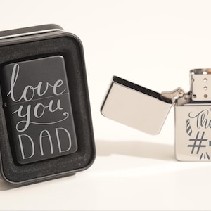 Personalized Lighters for Daddy, original customize gift for father&#39;s day