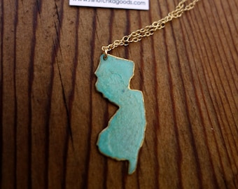 New Jersey Patina Necklace