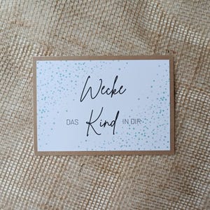 Postkarte "Wecke das Kind in dir" - 10x15