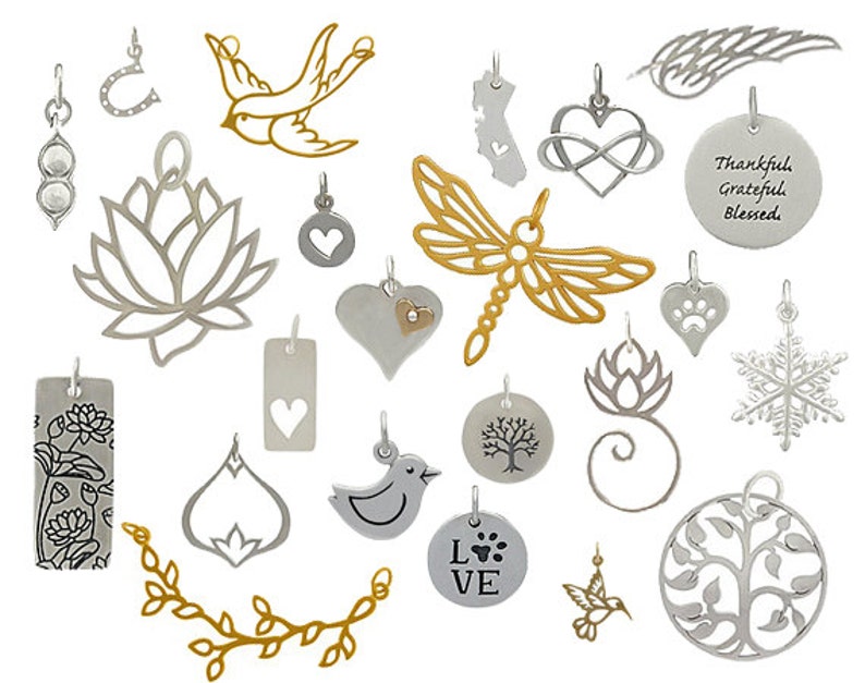 Silver Love You to the Moon and Back with Moon and Stars Charm