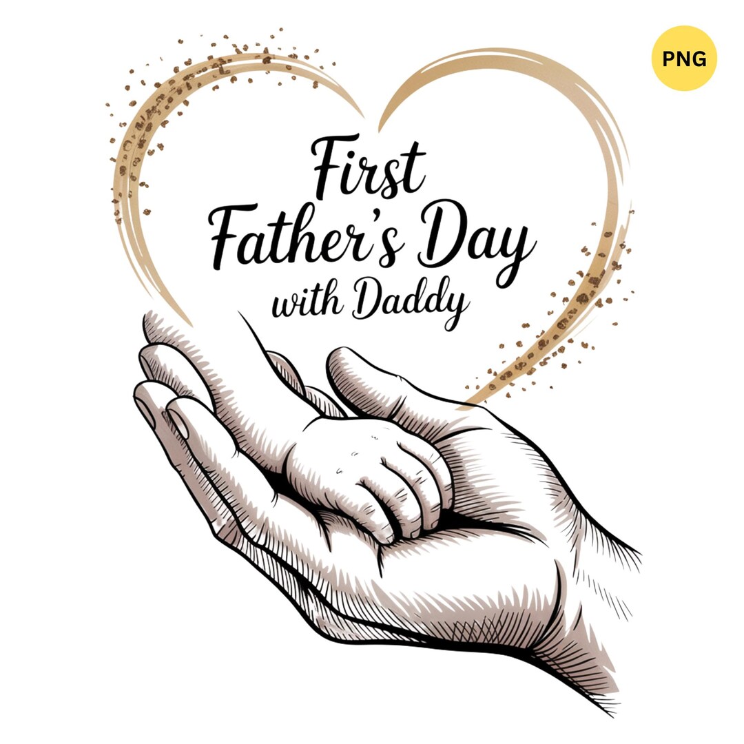 First Father's Day Png Daddy & Me Dad Fist Bump Dad Life Png Papashirt ...