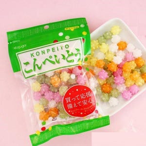 KASUGAI Japan Kleurrijke Konpeito-suikerspin