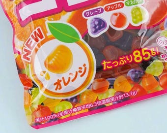UHA Kogumi Assorted Fruits Mix Gummy - Etsy