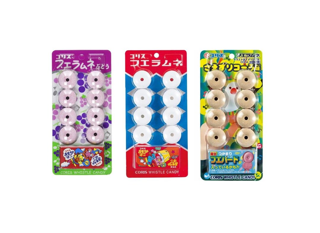 CORIS Japan Whistle Candy W/toys - Etsy
