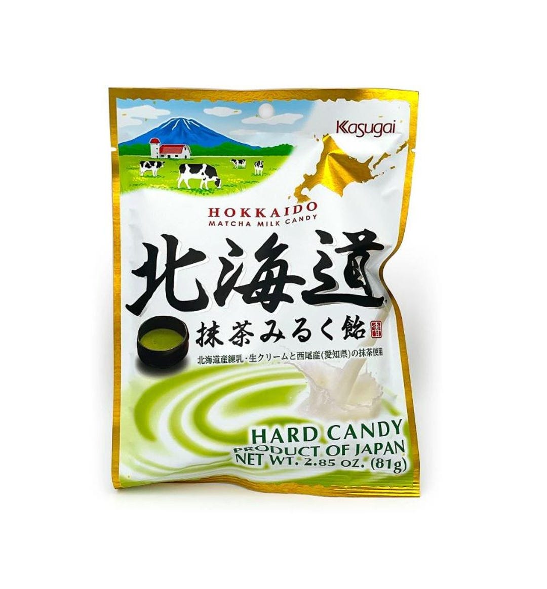 hakkacandyland　0710 KASUGAI Hokkaido Matcha Milk Candy - Etsy