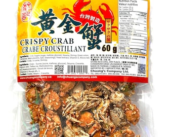 TAIWAN Roasted Sesame Crispy Baby Crab Snacks