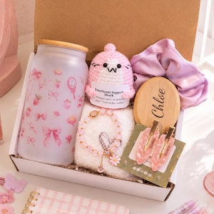 Custom Easter Gift Box for Tween Gift Basket Filled Easter Favor Boxes Kid Hamper Care Package for Teen Girl Easter Treat Bags Teen Birthday