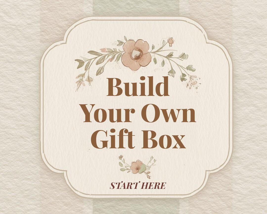 Custom Build Your Own Gift Box for Her Gift Basket Self Care Package ...