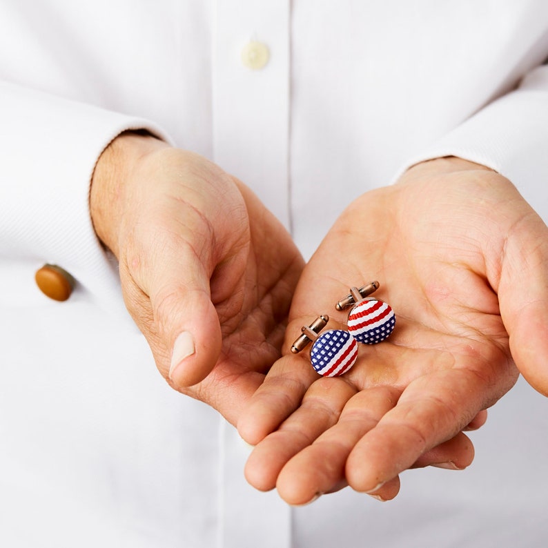 Stars and Stripes, Union Jack Cufflinks image 8