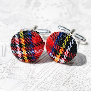 Scottish Tartan Cufflinks image 1