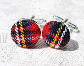 Scottish Tartan Cufflinks