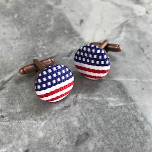 Stars and Stripes, American Flag Manschettenknöpfe