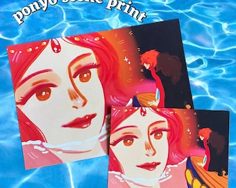 ponyo scene art print