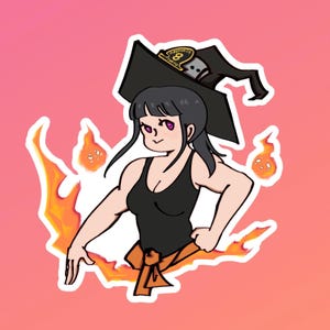 maki oze sticker | fire force