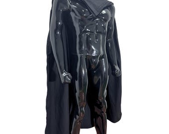 Mandalorianin Din Djarin Czarna Peleryna | Gwiezdne Wojny: Łowca Nagród Cosplay Peleryna