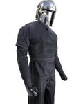 Mandalorian Star Wars Cosplay Costume \u2013 Black Bounty Hunter Flight Suit & Vest 3-Piece Set product logo