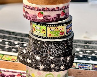 Kawaii Cute Glitter Washi Tape - 300 cm, 1 roll