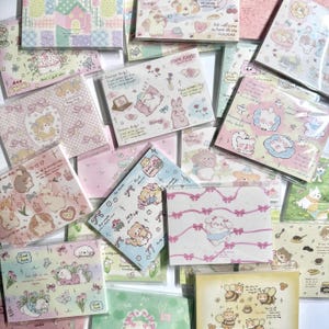 Kawaii Stationery Sugar Tales Memo Pad - 3,15 x 4,3 cala, 50 arkuszy, 1 jednostka | Notatki Memo, Zestaw notatek, Śliczne artykuły papiernicze, Artykuły biurowe