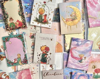 Gold Foil Little Prince Memo Pad - 3 x 4.15 in, 40 sheets, 1 unit | Notes Memo, Cute Stationery, Office Supplies