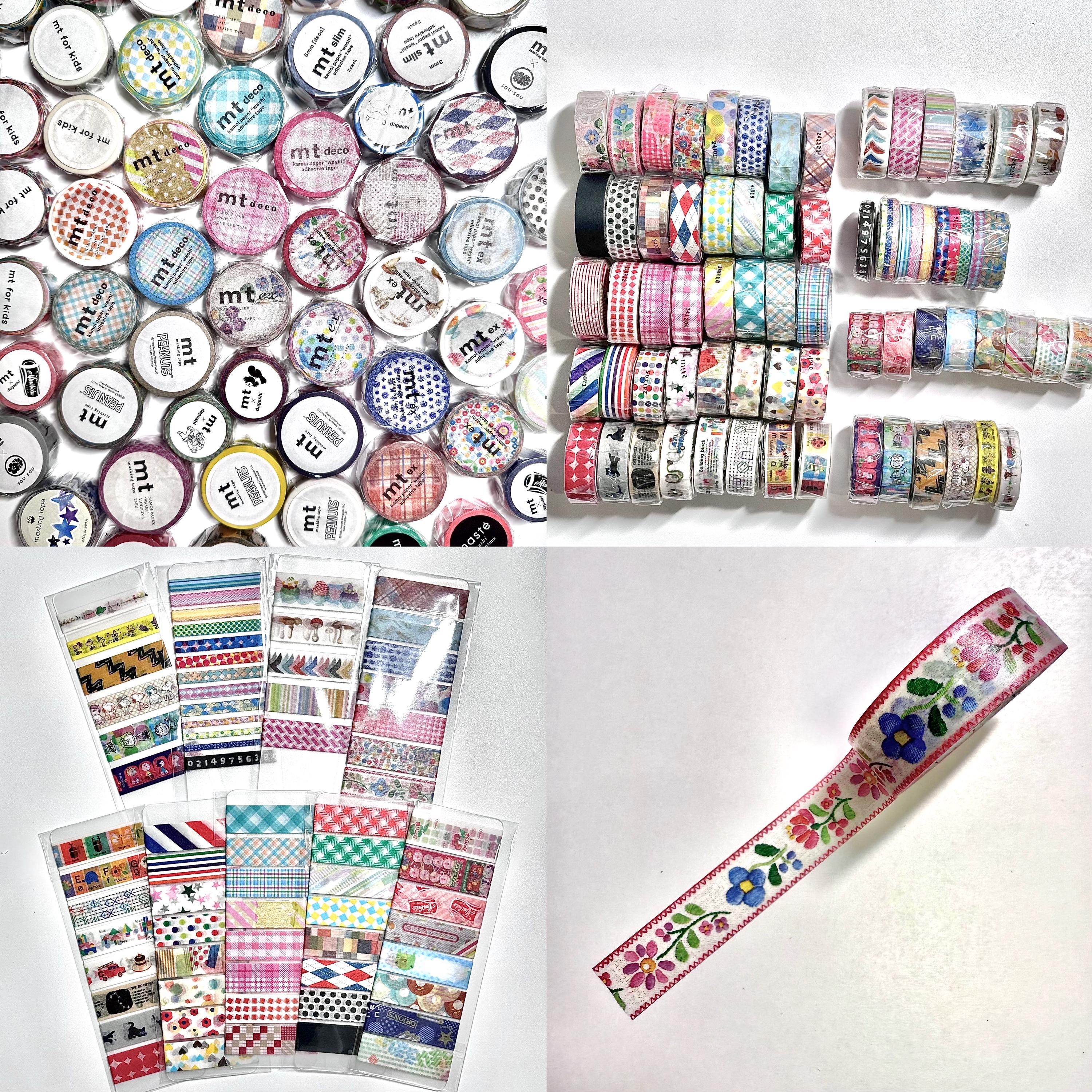 Japanese MT Washi Tape Sample Board - 19 in/style Stationery Craft Washi Tape Deco Planner Journal Supplies
