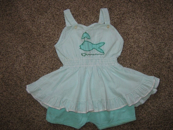 Vintage Baby Sunsuit