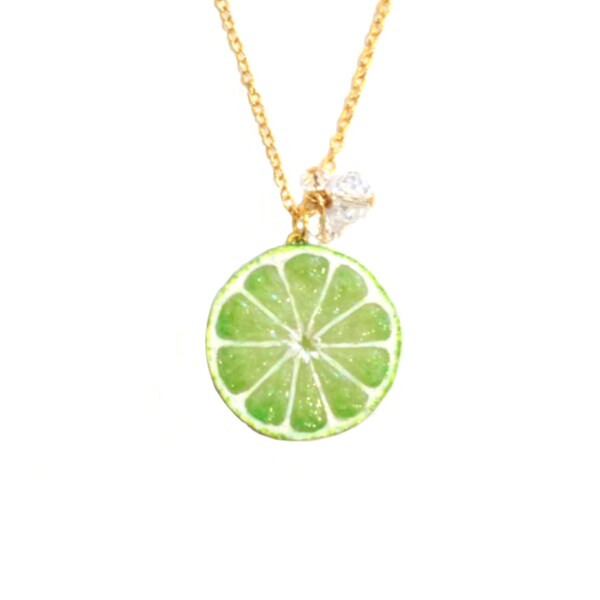 Lime Slice Necklace