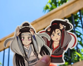 MDZS Bunny Ear Vinyl Sticker – Wei Wuxian & Lan Wangji