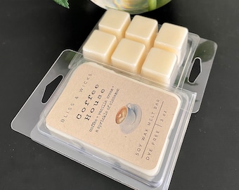 Vanilla Coffee Soy Wax Melts: Scented Wax Cubes