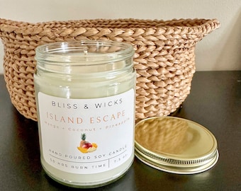 Tropical Candle Mango Coconut Soy Wax