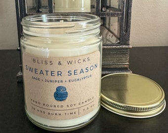 Sweater Season Fresh Fall Scent Candle