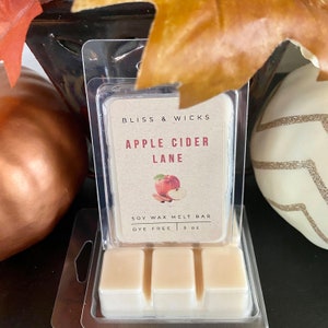Apple Cider Wax Melts: Soy Wax, Oak & Cedar Scent