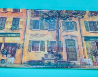 Evergreen Melamine 15” Tray With Handles Cafe De La Gare