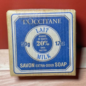L’Occitane Vintage Lait Milk 20% Shea Butter Soap 1.7 oz