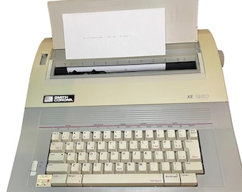 Vintage 1990 Smith Corona XE 1950 Electronic Typewriter Word Eraser Tested