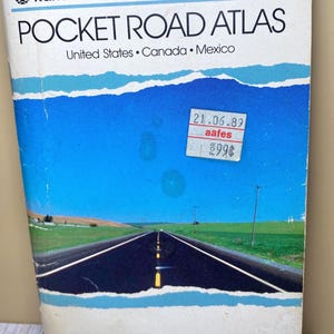 Rand Mcnally Road Map Books - Etsy