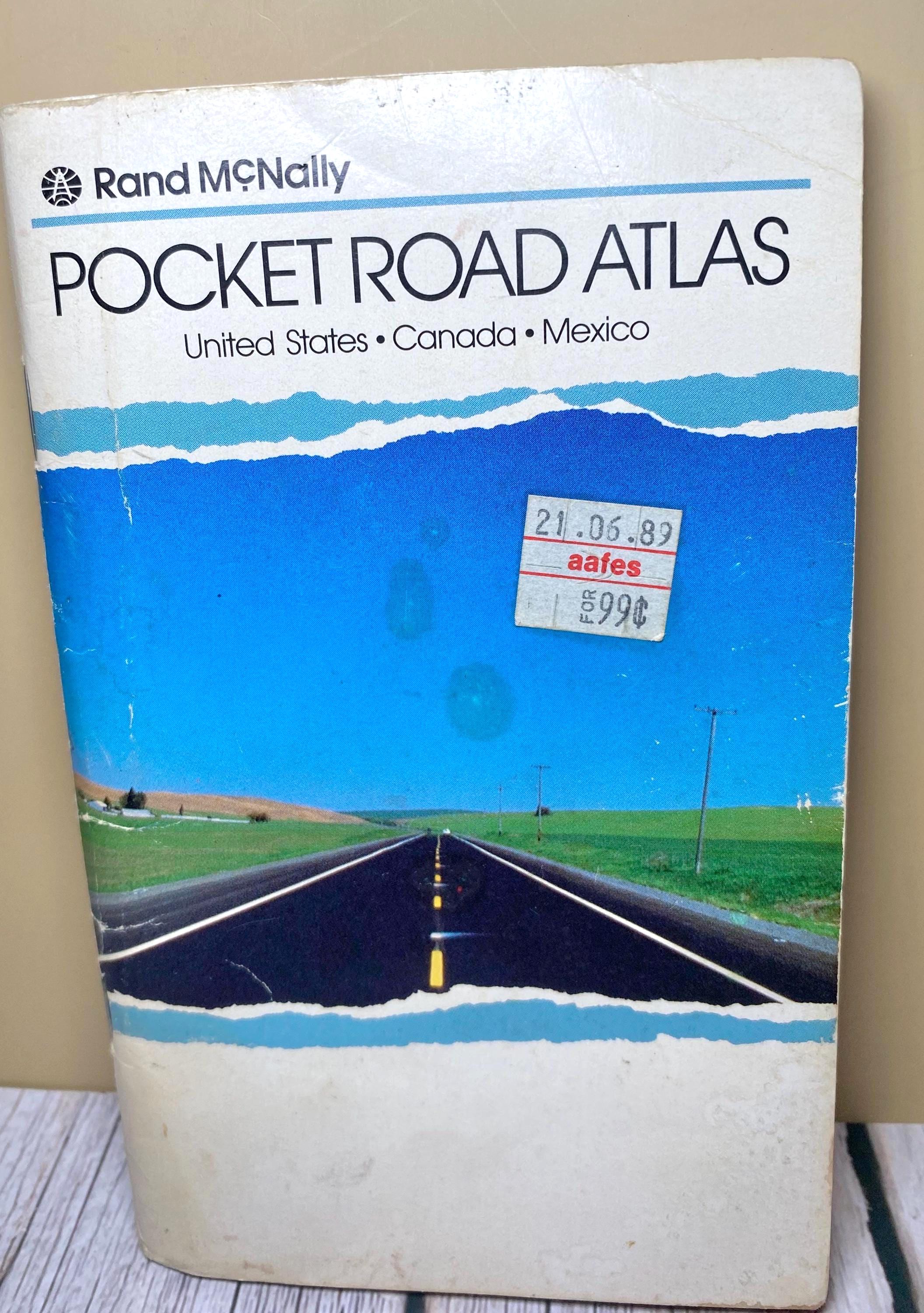 希少ビンテージ1980 Rand McNally アメリカ、NY, W,DC地図 rand mcnally road atlas | Other | Rand Mcnally Road Atlas 981982