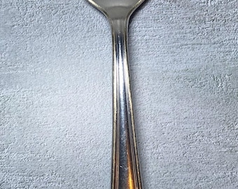 10 Cuillères à soupe vintage en métal style Rocaille | Selency