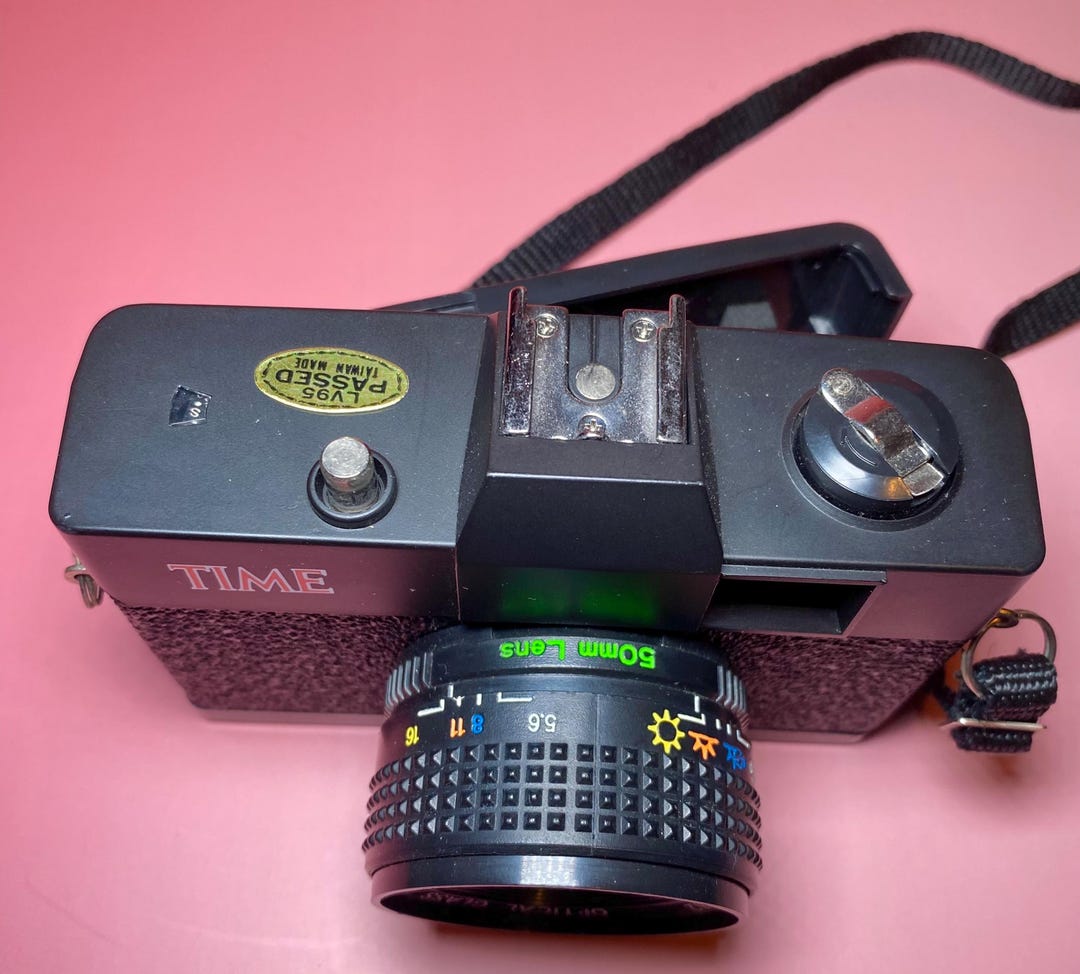 Vintage 1985 Promotional Time Magazine 50MM Lens Film Camera With Case ...