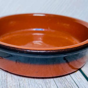 Cermer Rust Red Terracotta Ramekin Dish for Creme Brûlée Flan Dipping Baking