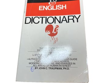 1991 Dizionario tedesco-inglese del Bantam New College di John C. Traupman