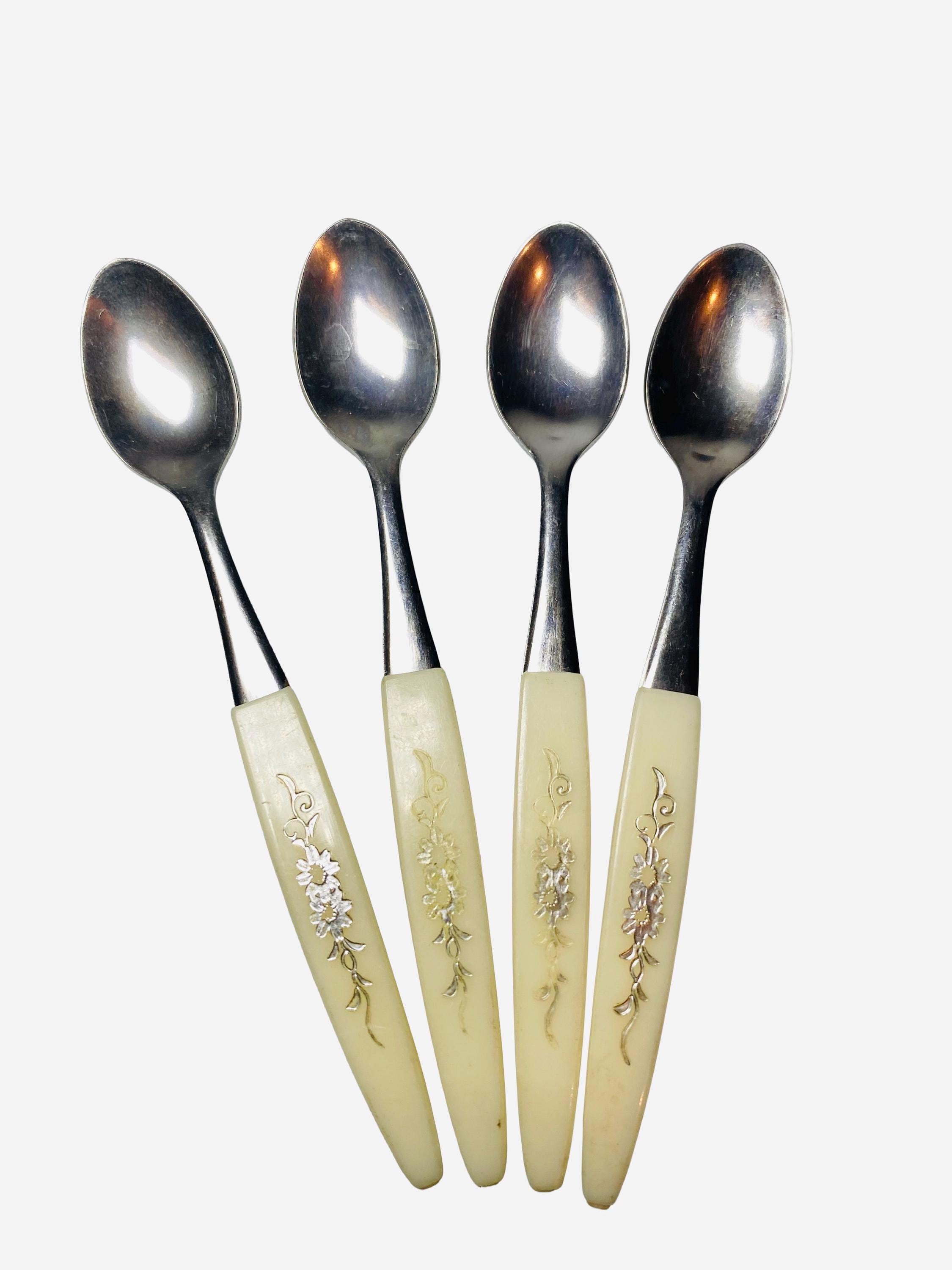 Japan Spoon Vintage Flowers on Handle - Etsy