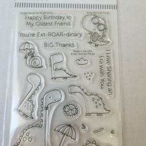 Mijn favoriete dingen die je bent Ext-ROAR-dinary Clear Stamp Set
