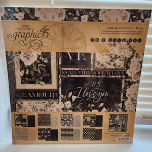 Grafik 45 12x12 Collection Pack PS Ich liebe dich Valentines Marriage