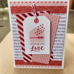 Carte de voeux faite main pour la Saint-Valentin