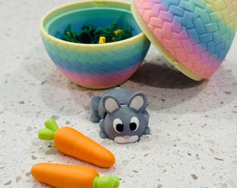 Bunny & Carrot Egg Fidget Toy
