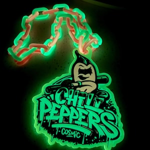 Cosmic Baseball Hype Chain Necklace