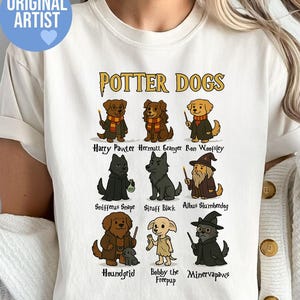 Wizard Dog Shirt Funny Magical Dog Shirt, Magic Birthday Shirt, Pet Owner Tee, Wizard School Vacation Shirt, Potterhead Gift, Wizard Castle