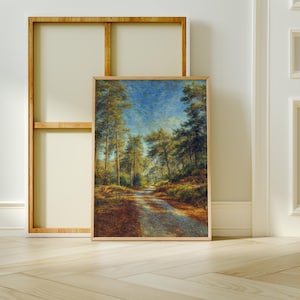 Forest Landscape oil painting wall art print