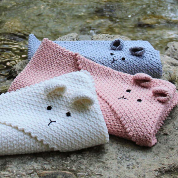 Crochet Teddy Bear Blanket Pattern: Easy Hooded Animal Design (PDF Pattern)